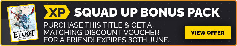 SQUAD UP BONUS PACK - Purchase this title & get a matching discount 
voucher for a friend! Expires 30th June.