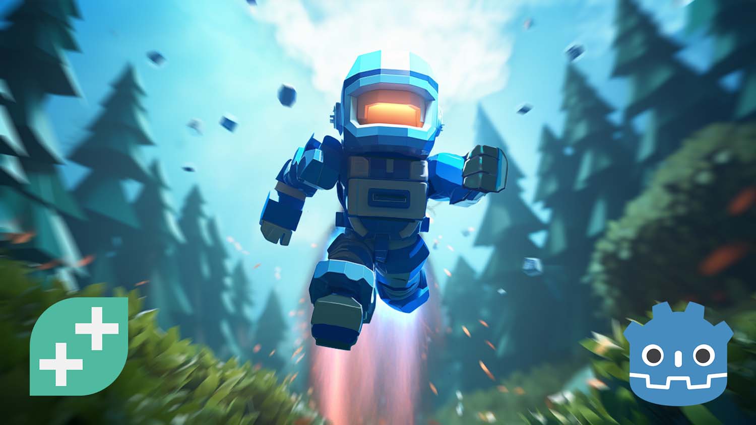 Complete Godot 3D Course: Code Your Own 3D Games In Godot 4! background