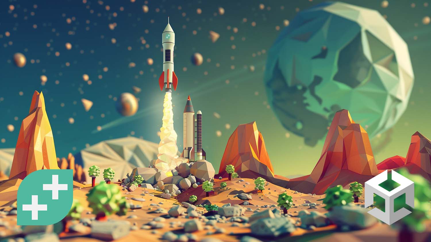 Complete Unity 3D Developer Course: Design & Develop Games in Unity 6 using C# background