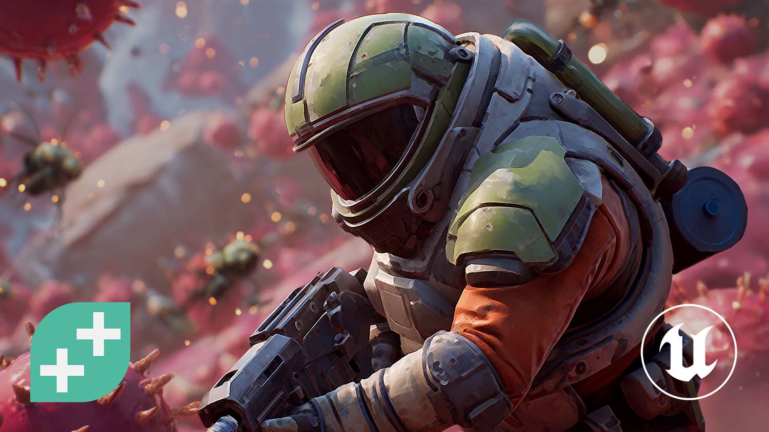 Unreal Blueprints Course: Create Games with Visual Scripting in Unreal 5.6 background