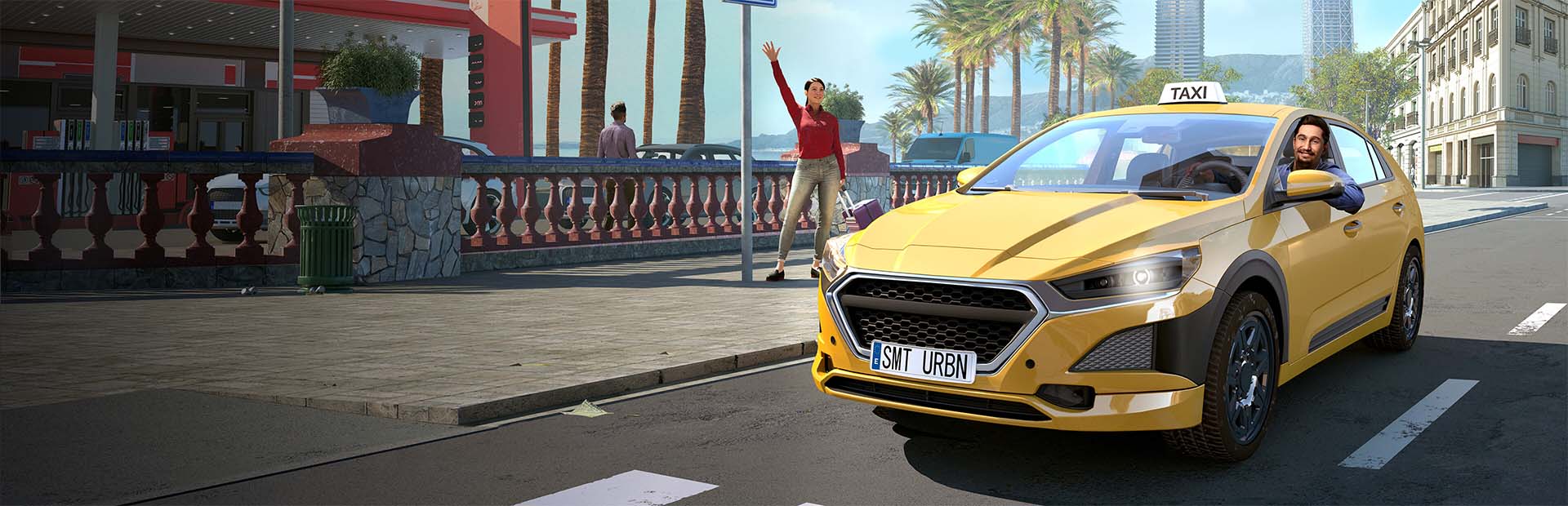 Taxi Life: A City Driving Simulator background